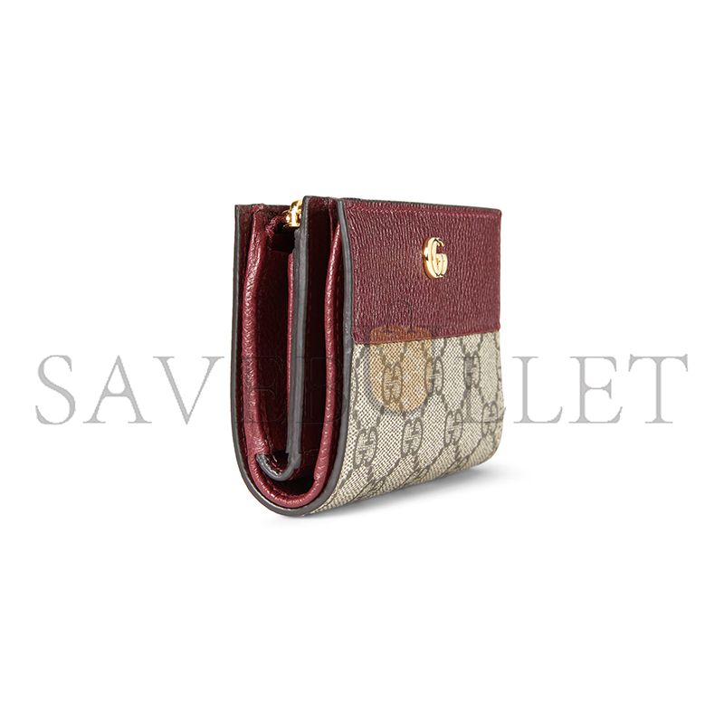 GUCCI BI-COLOR GG MARMONT SMALL WALLET ‎841360 (11.5*8.5*3cm)